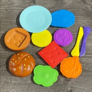 Colorful Kids Play Food & Accessory Set — Bright Multicolor Pretend Pieces